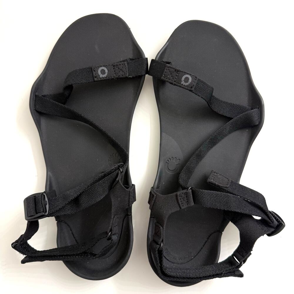 Xero Shoes Z-Trek Barefoot Sandals Black Women's 10 Hiking Packable Outdoors